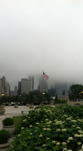 Chicago Shrouded in Fog